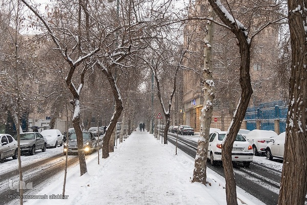 کرج سپید پوش شد‎