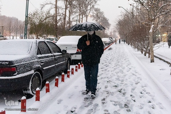 کرج سپید پوش شد‎