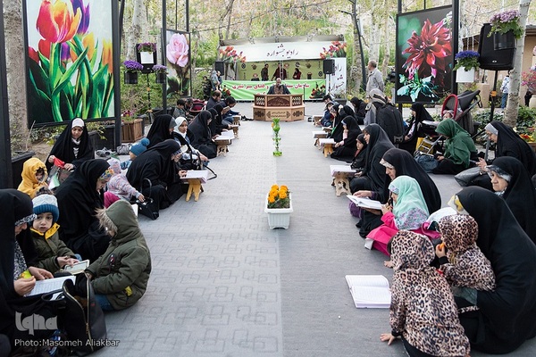 جزءخوانی قرآن درجشنواره لاله‏‎های کرج‎‎
