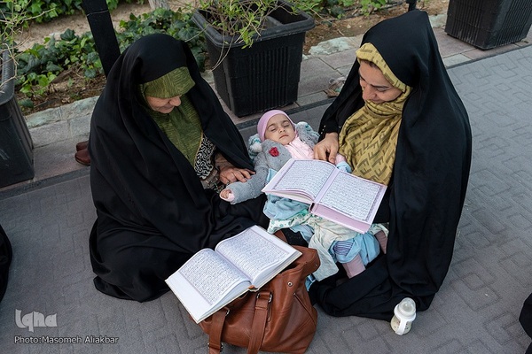 جزءخوانی قرآن درجشنواره لاله‏‎های کرج‎‎