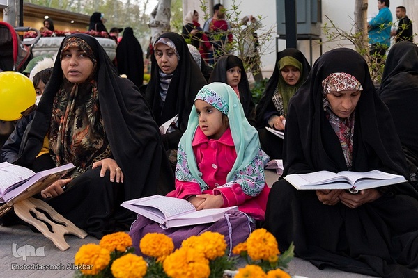 جزءخوانی قرآن درجشنواره لاله‏‎های کرج‎‎