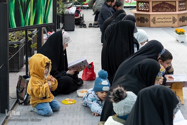 جزءخوانی قرآن درجشنواره لاله‏‎های کرج‎‎
