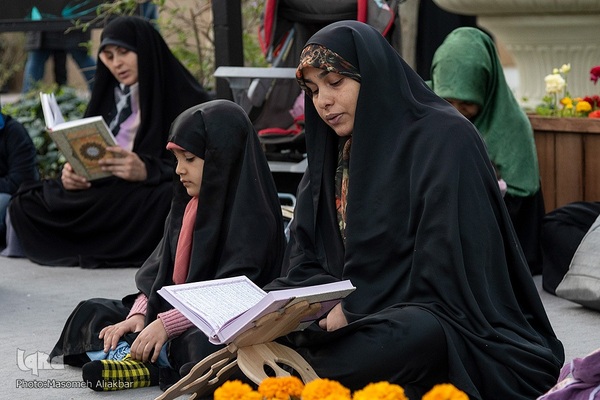 جزءخوانی قرآن درجشنواره لاله‏‎های کرج‎‎