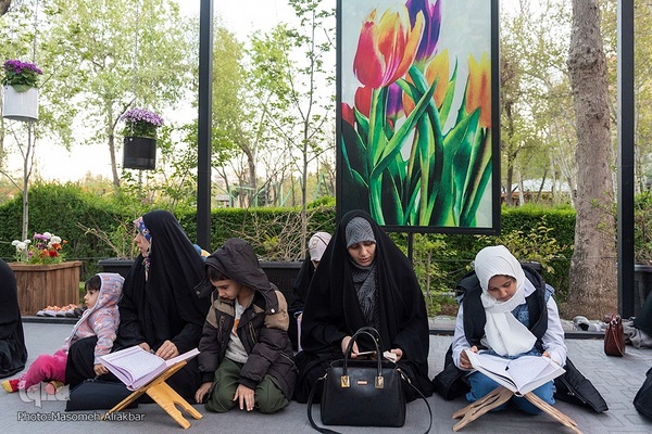 جزءخوانی قرآن درجشنواره لاله‏‎های کرج‎‎