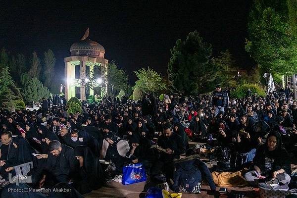 مراسم احیای شب بیست و یکم در دانشگاه آزاد اسلامی کرج‎‎