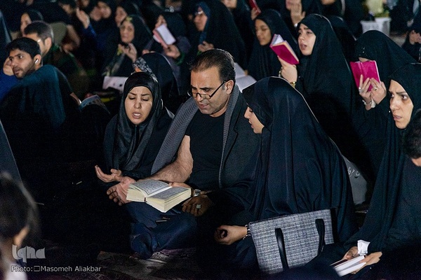 مراسم احیای شب بیست و یکم در دانشگاه آزاد اسلامی کرج‎‎