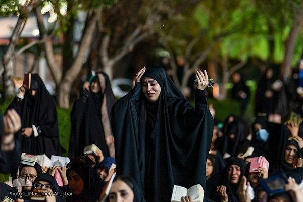 مراسم احیای شب بیست و یکم در دانشگاه آزاد اسلامی کرج‎‎