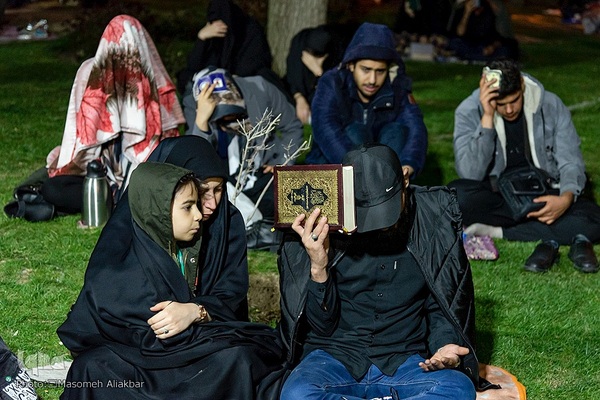 مراسم احیای شب بیست و یکم در دانشگاه آزاد اسلامی کرج‎‎