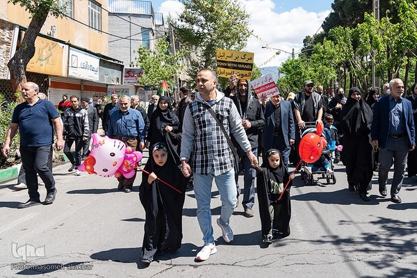 راهپیمایی روز قدس در کرج
