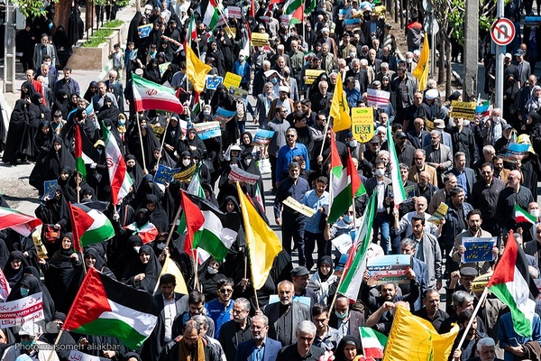 راهپیمایی روز قدس در کرج