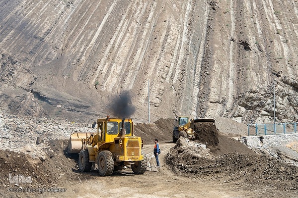 خسارات سیل در جاده چالوس‎‎