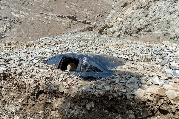 خسارات سیل در جاده چالوس‎‎