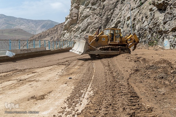 خسارات سیل در جاده چالوس‎‎