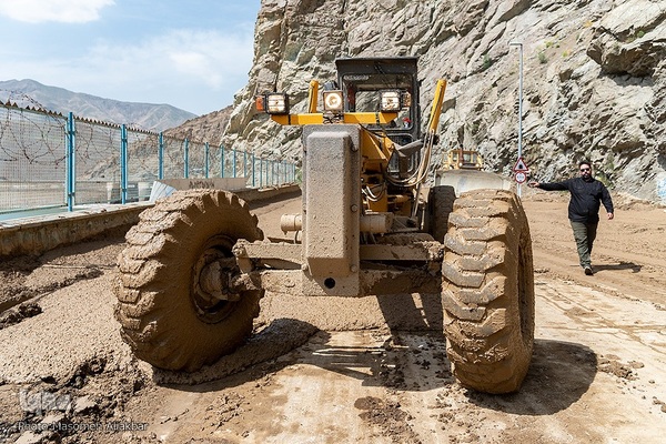 خسارات سیل در جاده چالوس‎‎