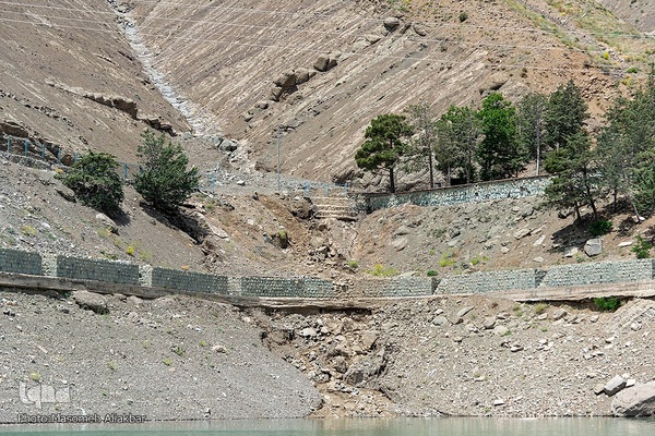 خسارات سیل در جاده چالوس‎‎