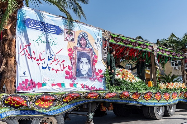 تشییع پیکر شهید عیسی شجاعی‎