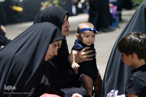 عزاداری شب سوم محرم در دانشگاه آزاد کرج