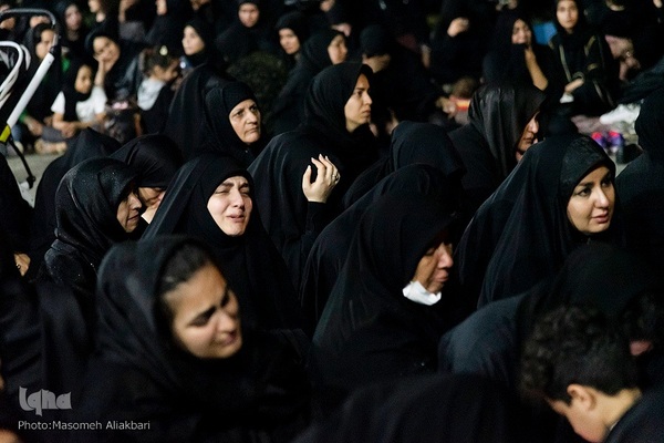 عزاداری شب سوم محرم در دانشگاه آزاد کرج