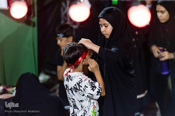 عزاداری شب سوم محرم در دانشگاه آزاد کرج