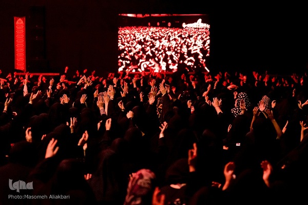 عزاداری شب سوم محرم در دانشگاه آزاد کرج