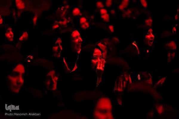 عزاداری شب سوم محرم در دانشگاه آزاد کرج