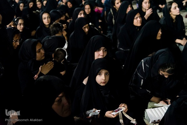 عزاداری شب سوم محرم در دانشگاه آزاد کرج