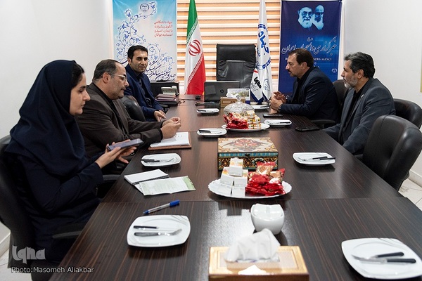 حضور مدیر کل بنیاد شهید و امور ایثارگران استان البرز در خبرگزاری ایکنا البرز‎