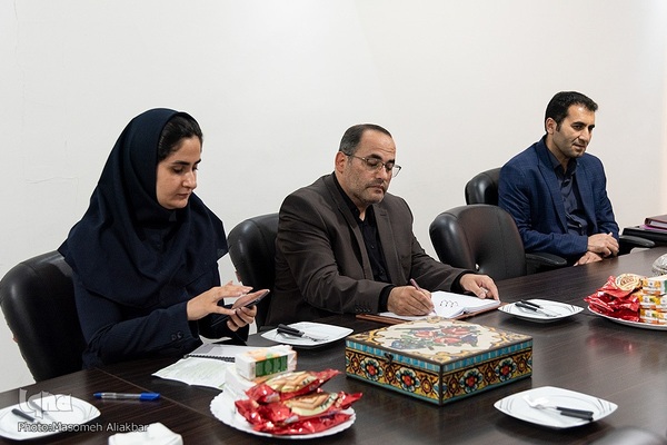 حضور مدیر کل بنیاد شهید و امور ایثارگران استان البرز در خبرگزاری ایکنا البرز‎