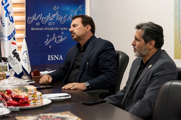 حضور مدیر کل بنیاد شهید و امور ایثارگران استان البرز در خبرگزاری ایکنا البرز‎