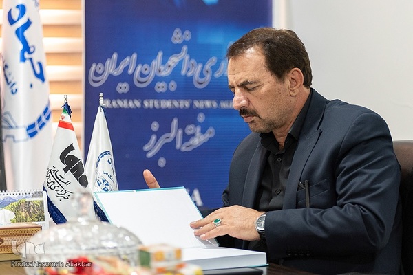 حضور مدیر کل بنیاد شهید و امور ایثارگران استان البرز در خبرگزاری ایکنا البرز‎