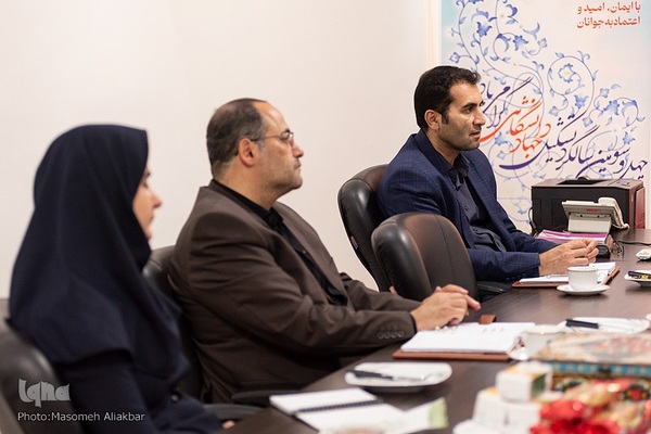 حضور مدیر کل بنیاد شهید و امور ایثارگران استان البرز در خبرگزاری ایکنا البرز‎