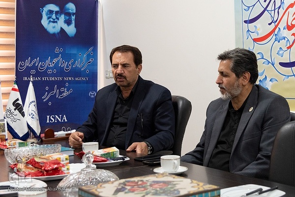 حضور مدیر کل بنیاد شهید و امور ایثارگران استان البرز در خبرگزاری ایکنا البرز‎