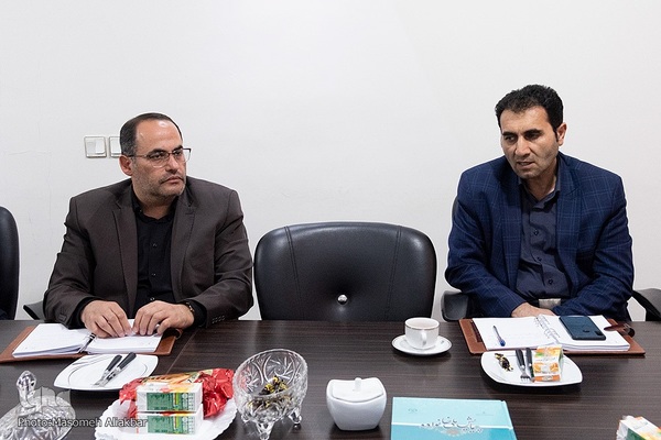 حضور مدیر کل بنیاد شهید و امور ایثارگران استان البرز در خبرگزاری ایکنا البرز‎