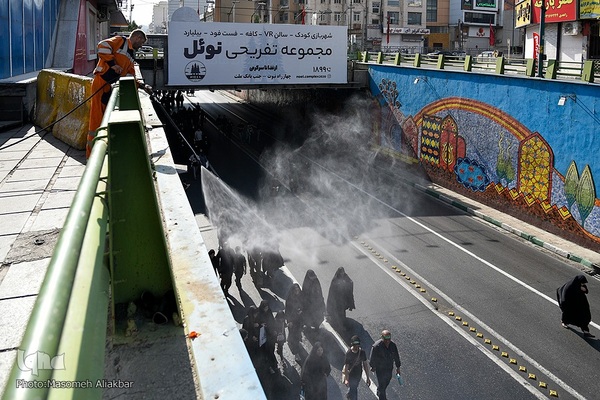 راهپیمایی 10 کیلومتری جاماندگان اربعین حسینی در کرج‎