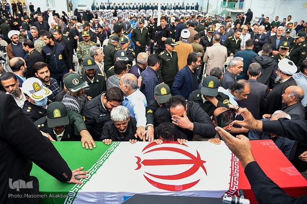 تشییع پیکر شهید مدافع امنیت «محمدرضا کوشکی»‎