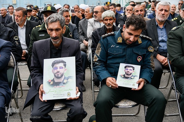 تشییع پیکر شهید مدافع امنیت «محمدرضا کوشکی»‎