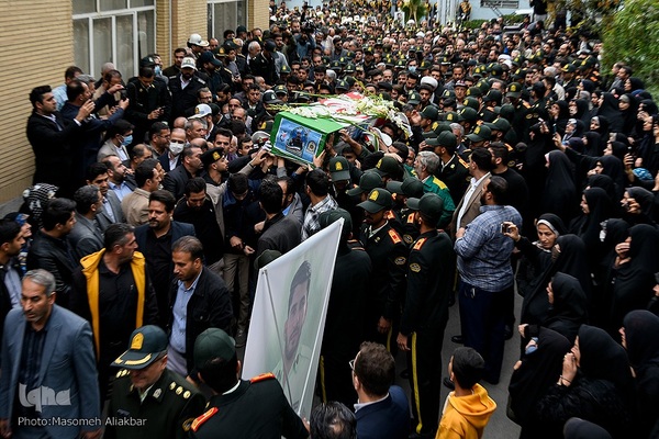 تشییع پیکر شهید مدافع امنیت «محمدرضا کوشکی»‎
