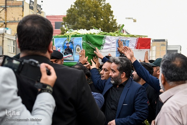 تشییع پیکر شهید مدافع امنیت «محمدرضا کوشکی»‎