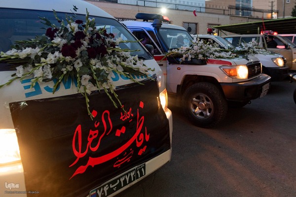 استقبال از ۶ شهید گمنام در کرج