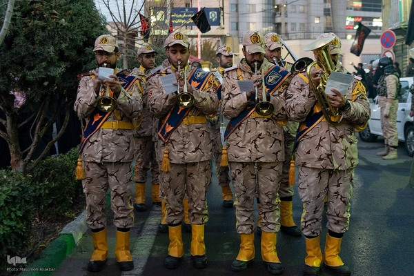 استقبال از ۶ شهید گمنام در کرج