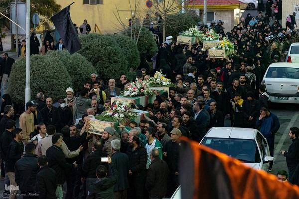 استقبال از ۶ شهید گمنام در کرج