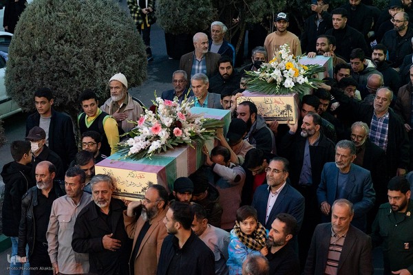 استقبال از ۶ شهید گمنام در کرج