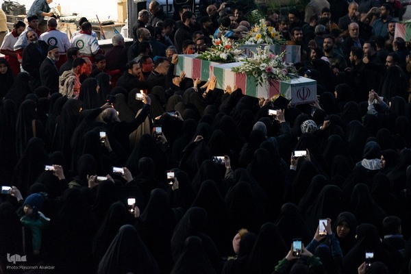 استقبال از ۶ شهید گمنام در کرج