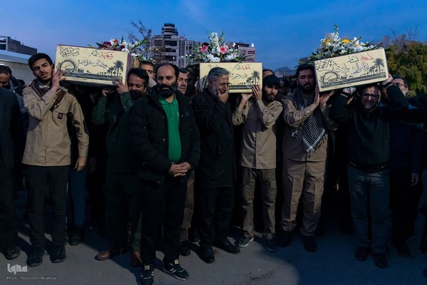 استقبال از ۶ شهید گمنام در کرج