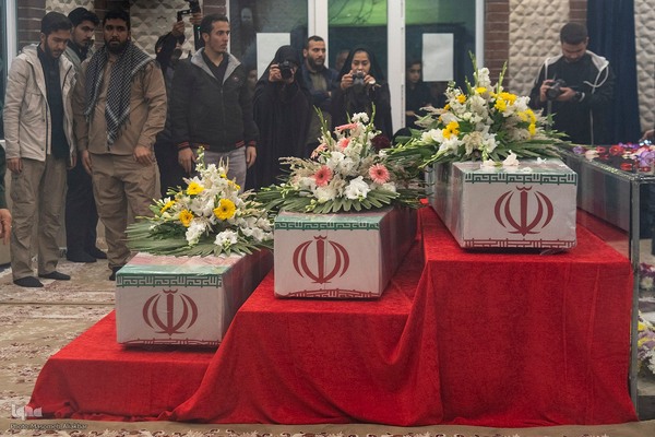 استقبال از ۶ شهید گمنام در کرج