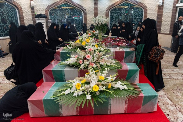 استقبال از ۶ شهید گمنام در کرج