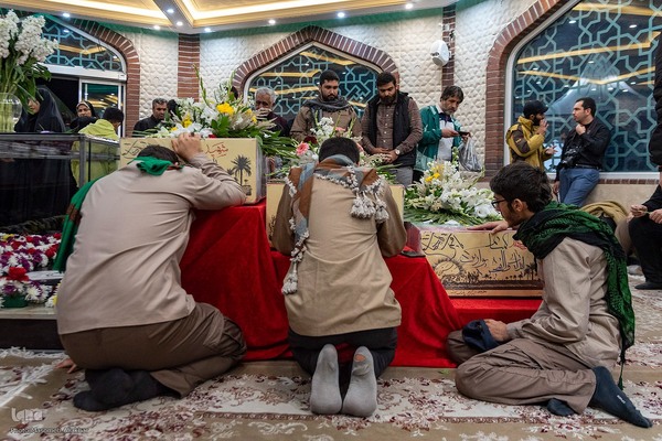 استقبال از ۶ شهید گمنام در کرج