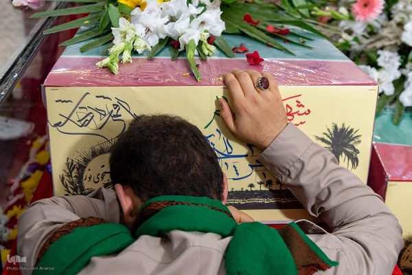 استقبال از ۶ شهید گمنام در کرج