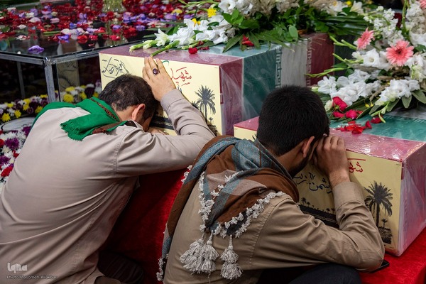 استقبال از ۶ شهید گمنام در کرج