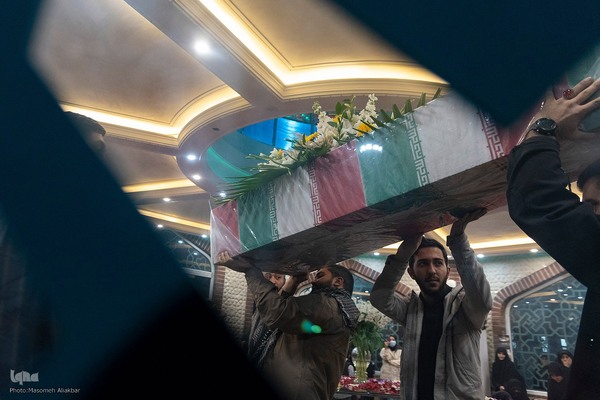 استقبال از ۶ شهید گمنام در کرج